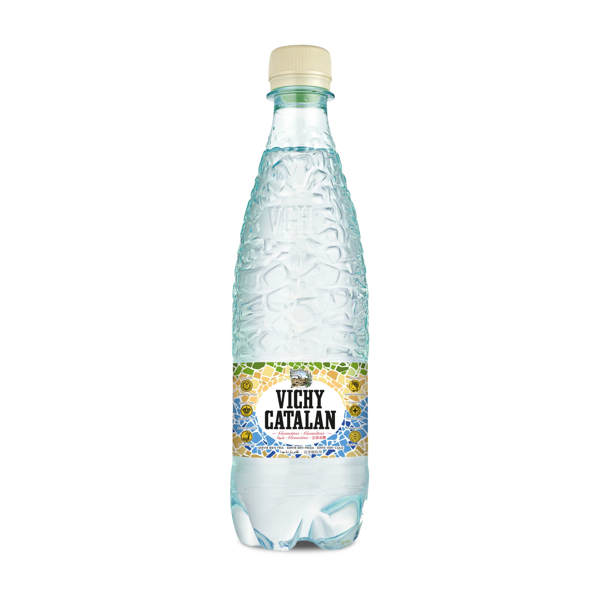 Agua mineral c/gas Vichy catalán 500ml