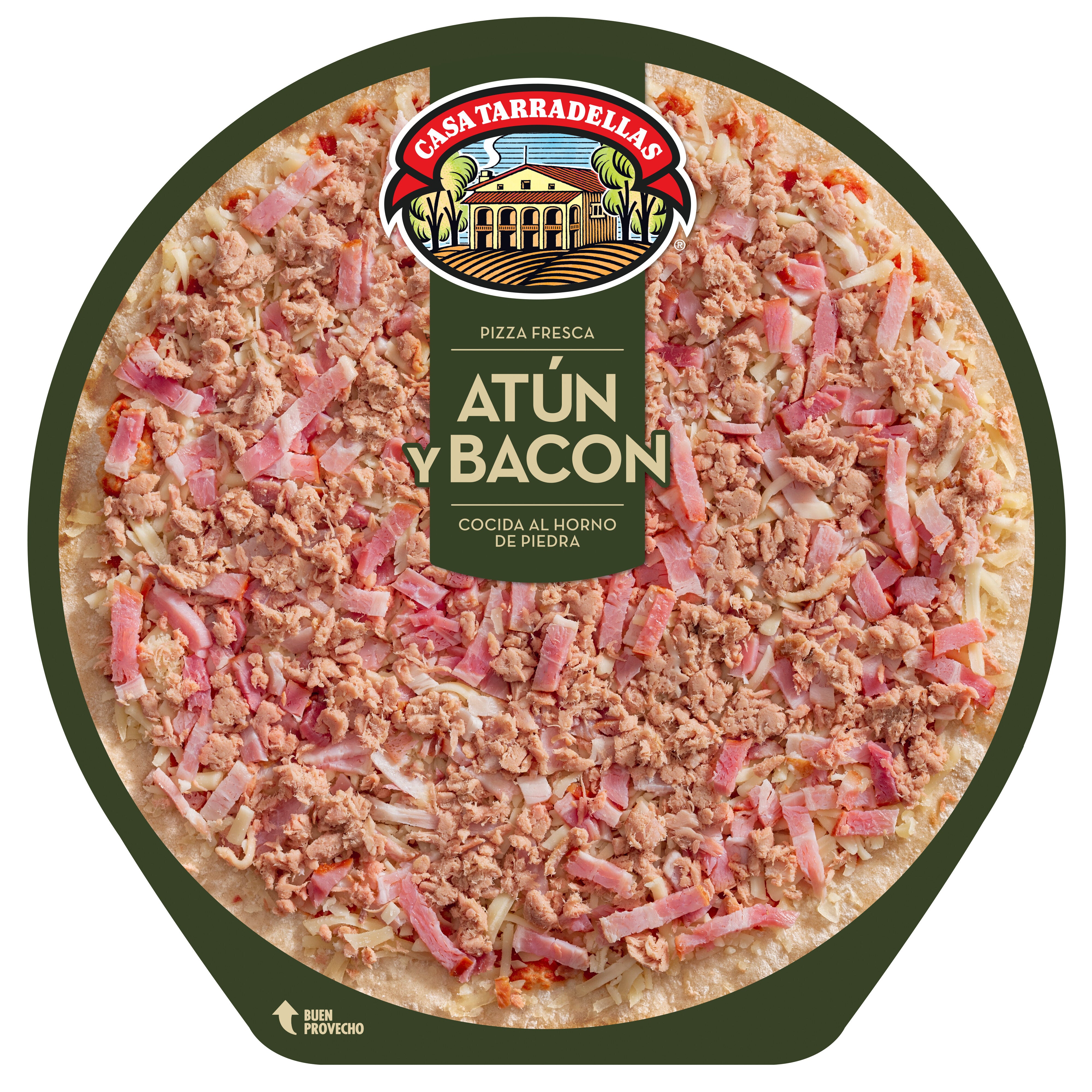 Pizza fresca atún/bacon Casa Tarradellas 405g