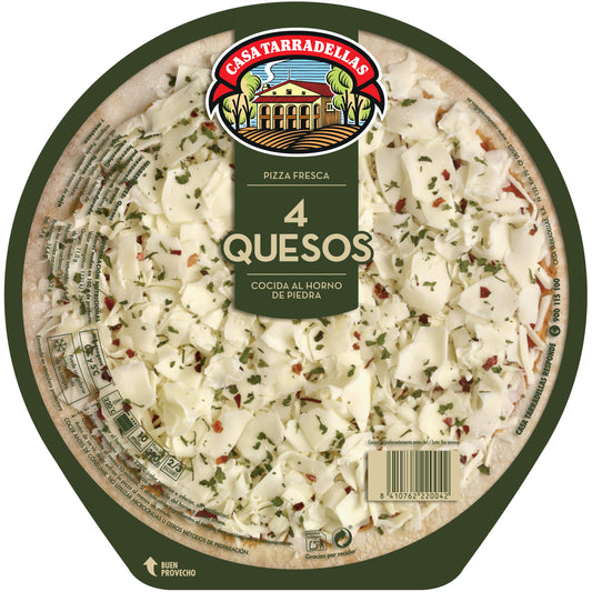 Pizza fresca 4 quesos Casa Tarradellas 390g La Despensa