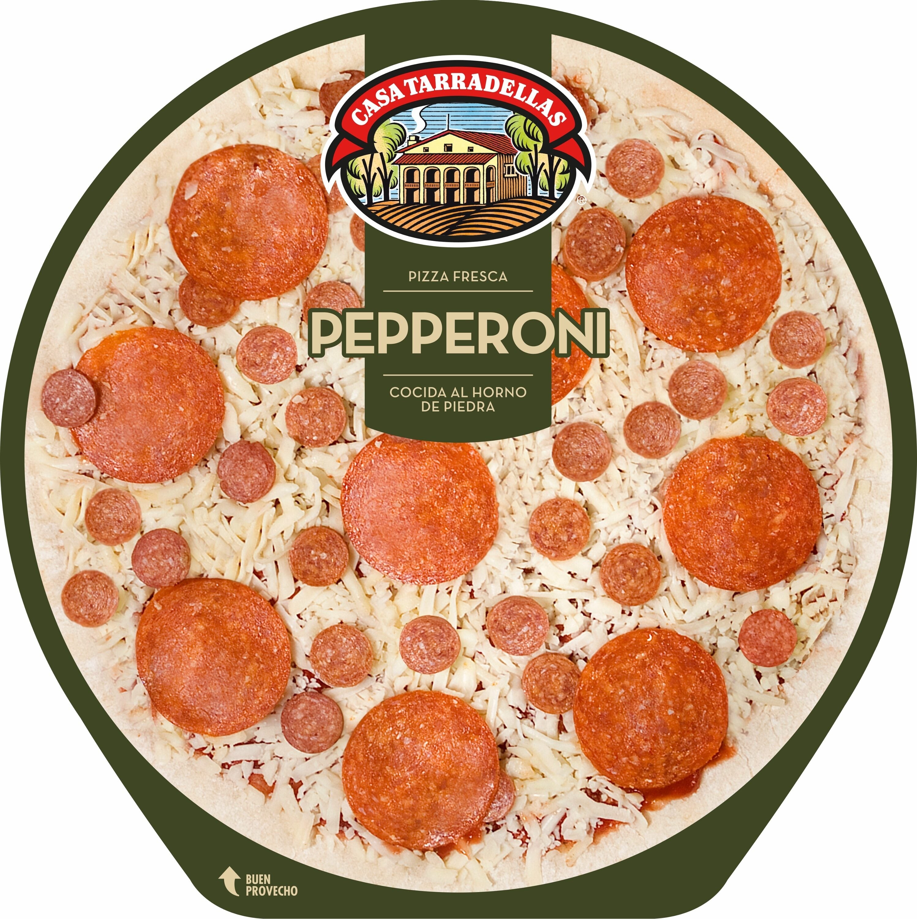 Pizza pepperoni Casa tarradellas 410g