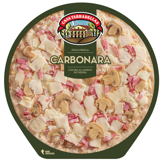 Pizza fresca  carbonara Casa Tarradellas 400g La Despensa
