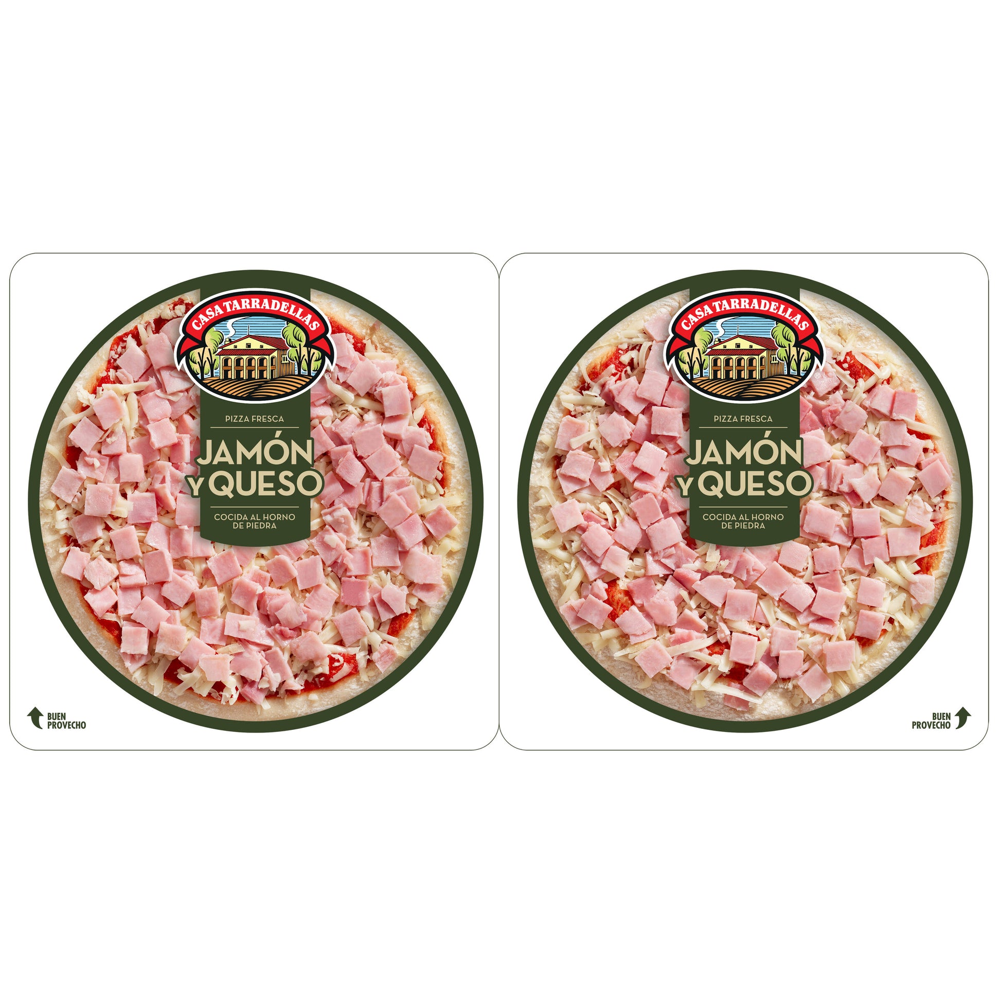 Pizza fresca jamón/queso Casa Tarradellas p2 220g