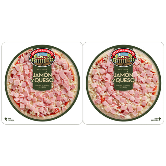 Pizza fresca jamón/queso Casa Tarradellas p2 220g La Despensa