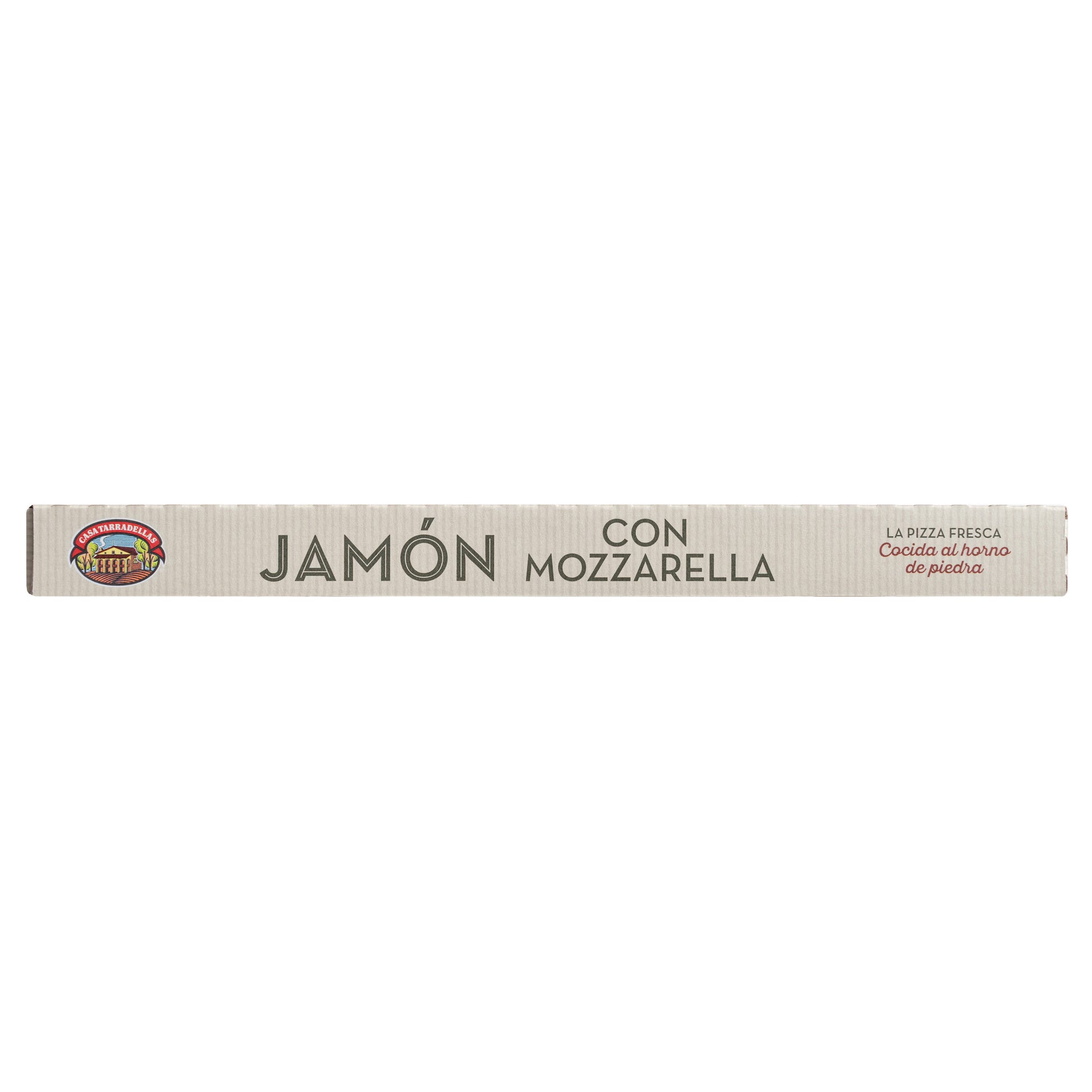 Pizza fresca jamon con mozzarella Tarradellas 400g