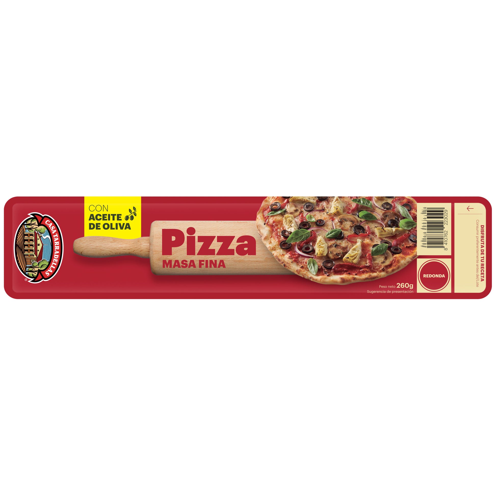 Masa pizza fresca Casa Tarradellas 260g