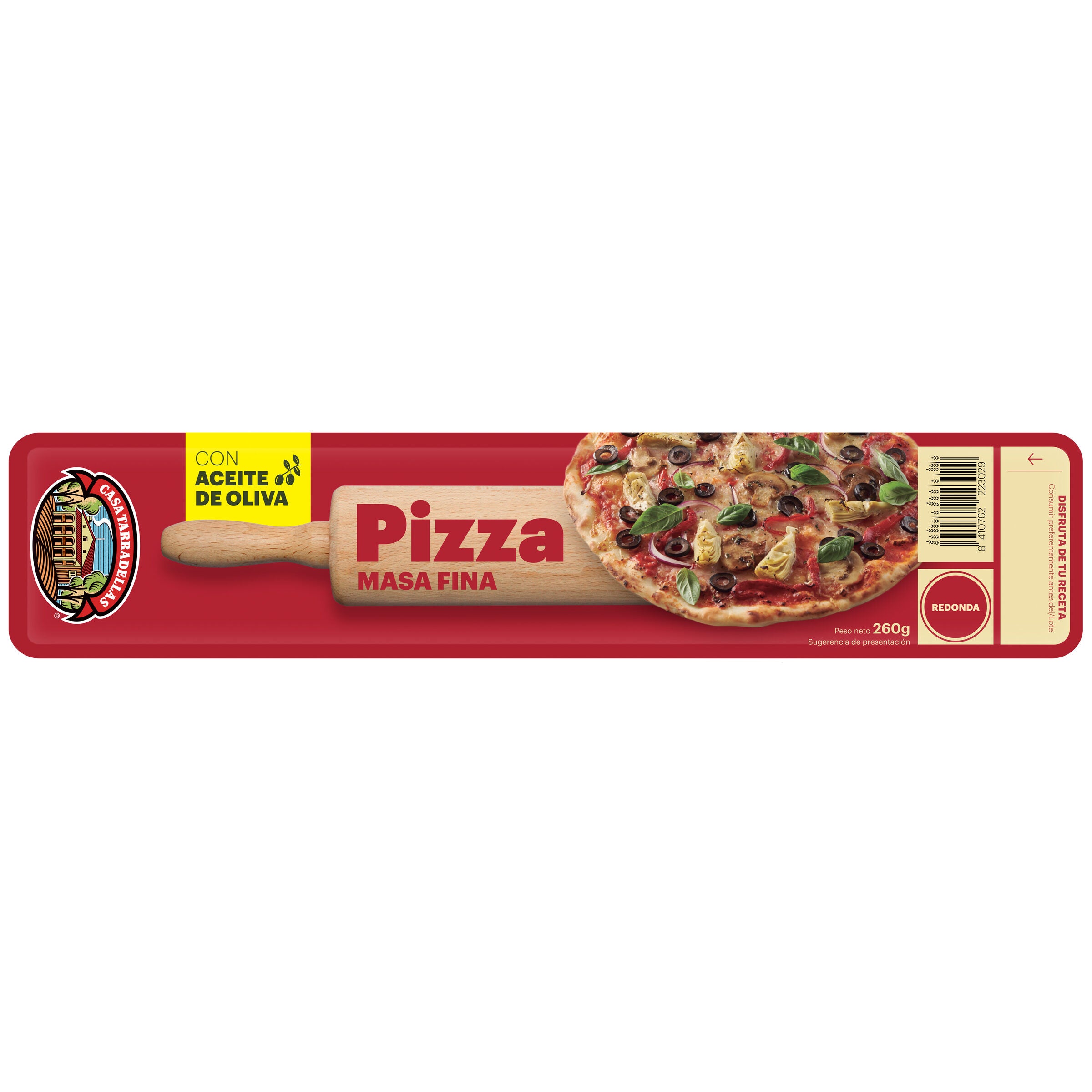 Masa pizza fresca Casa Tarradellas 260g