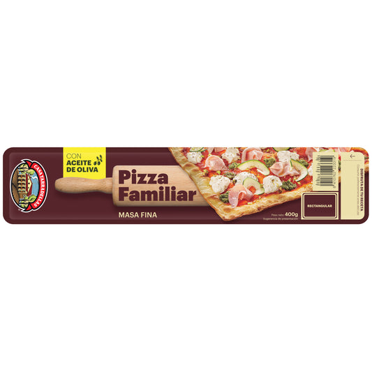 Masa pizza familiar  rectangular Casa Tarradellas 400g La Despensa