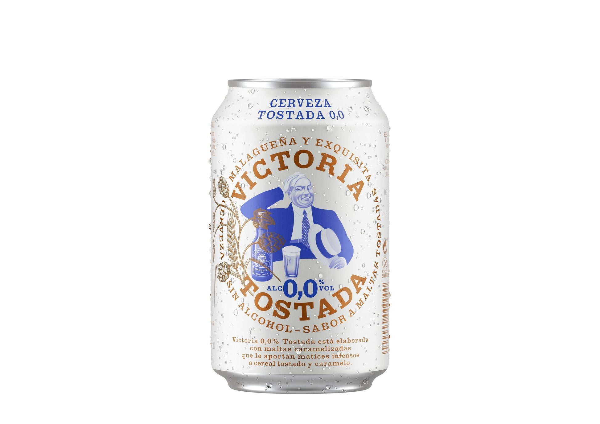 Cerveza 0.0 s/alcohol tostada lata Victoria 330ml