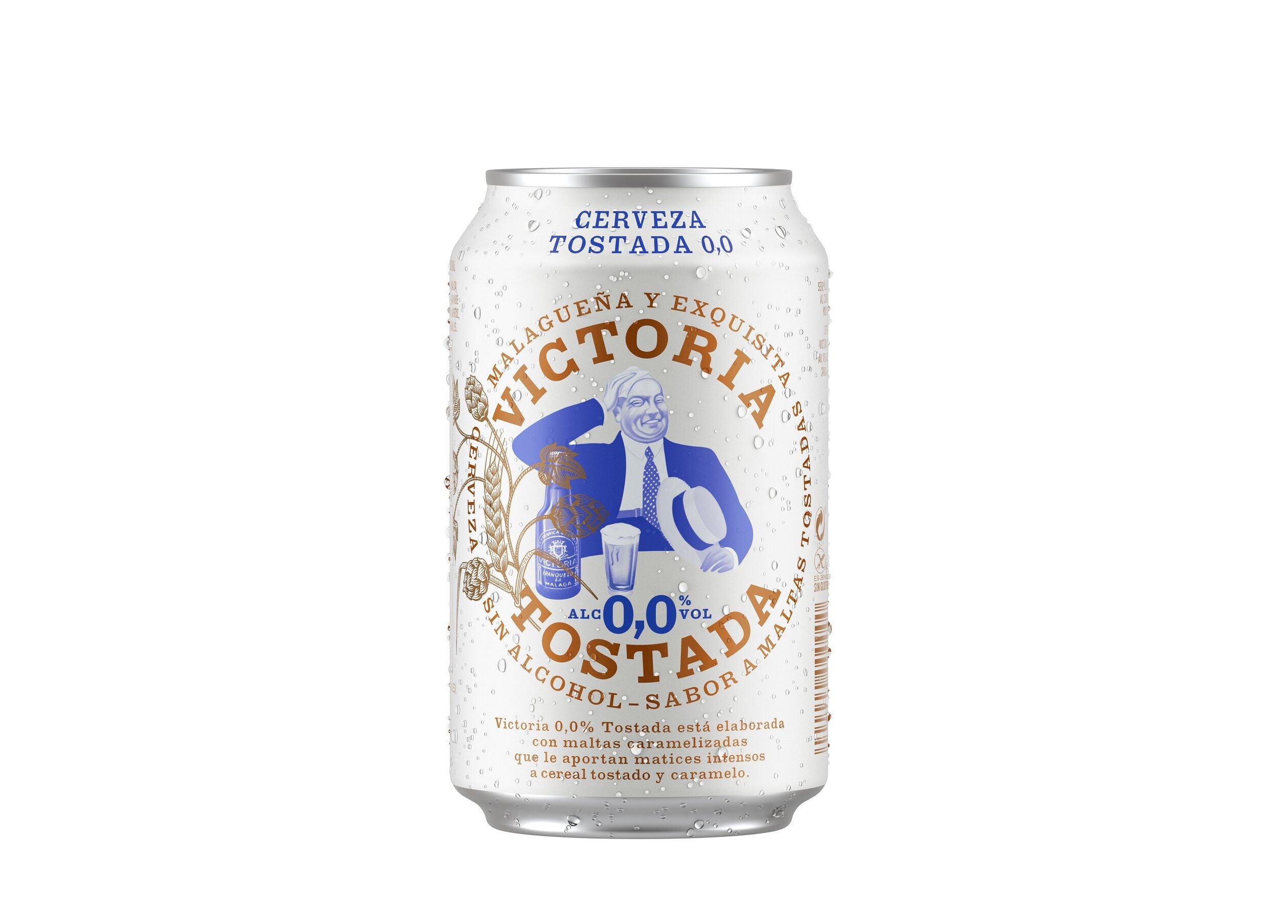 Cerveza 0.0 s/alcohol tostada lata Victoria 330ml