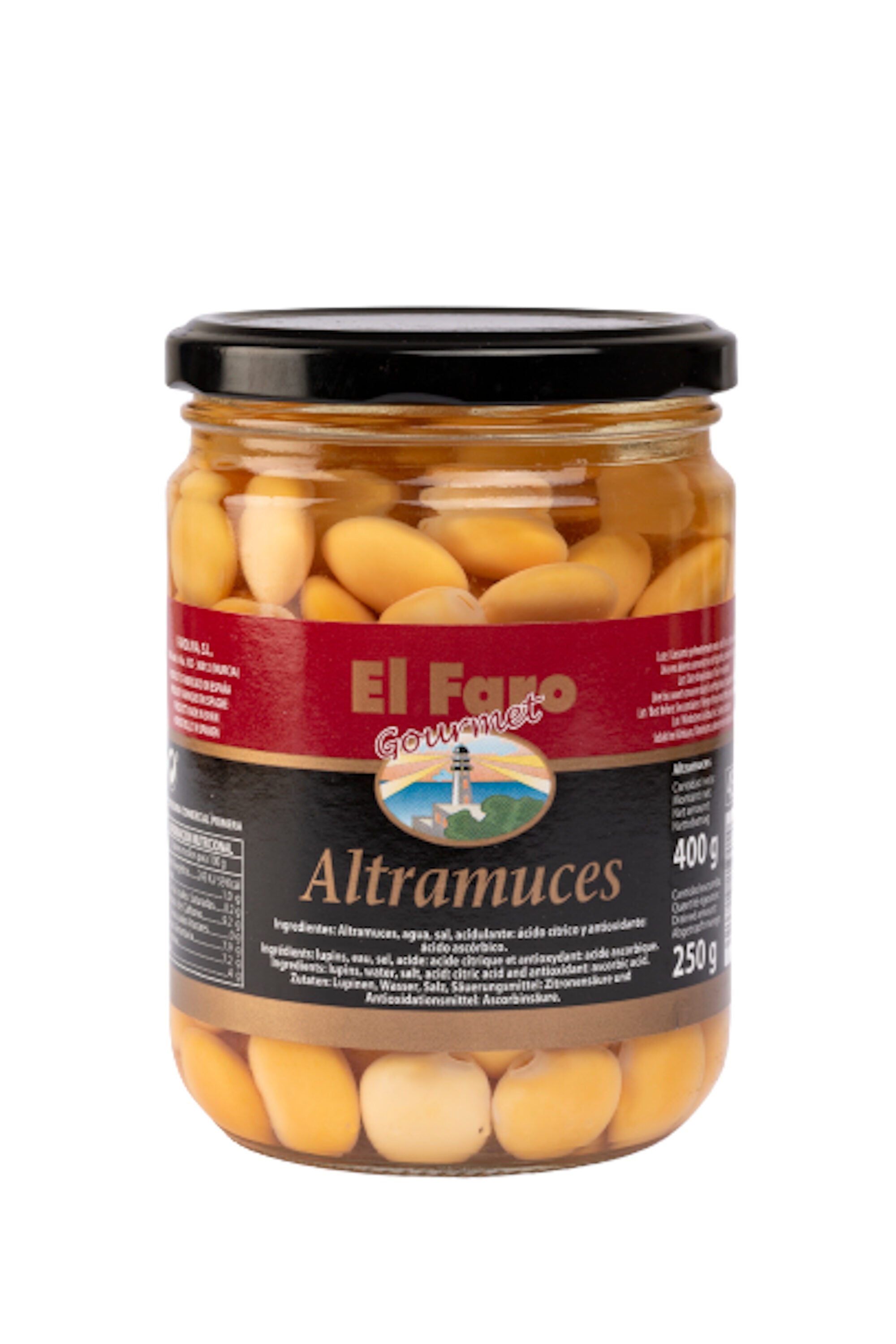 Altramuces gourmet el Faro 250g escurr