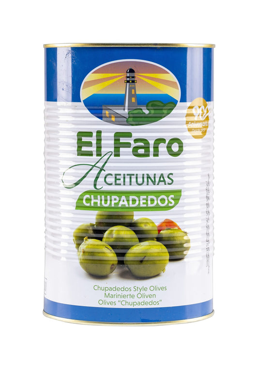 Aceituna verde chupadedos lata El Faro 185g escurr La Despensa