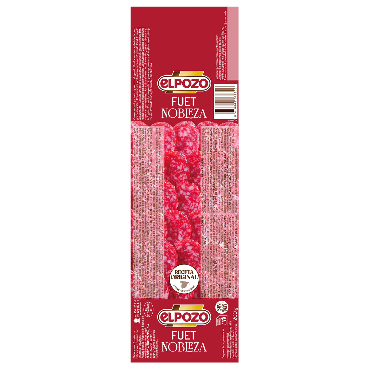 Fuet nobleza El pozo 200g