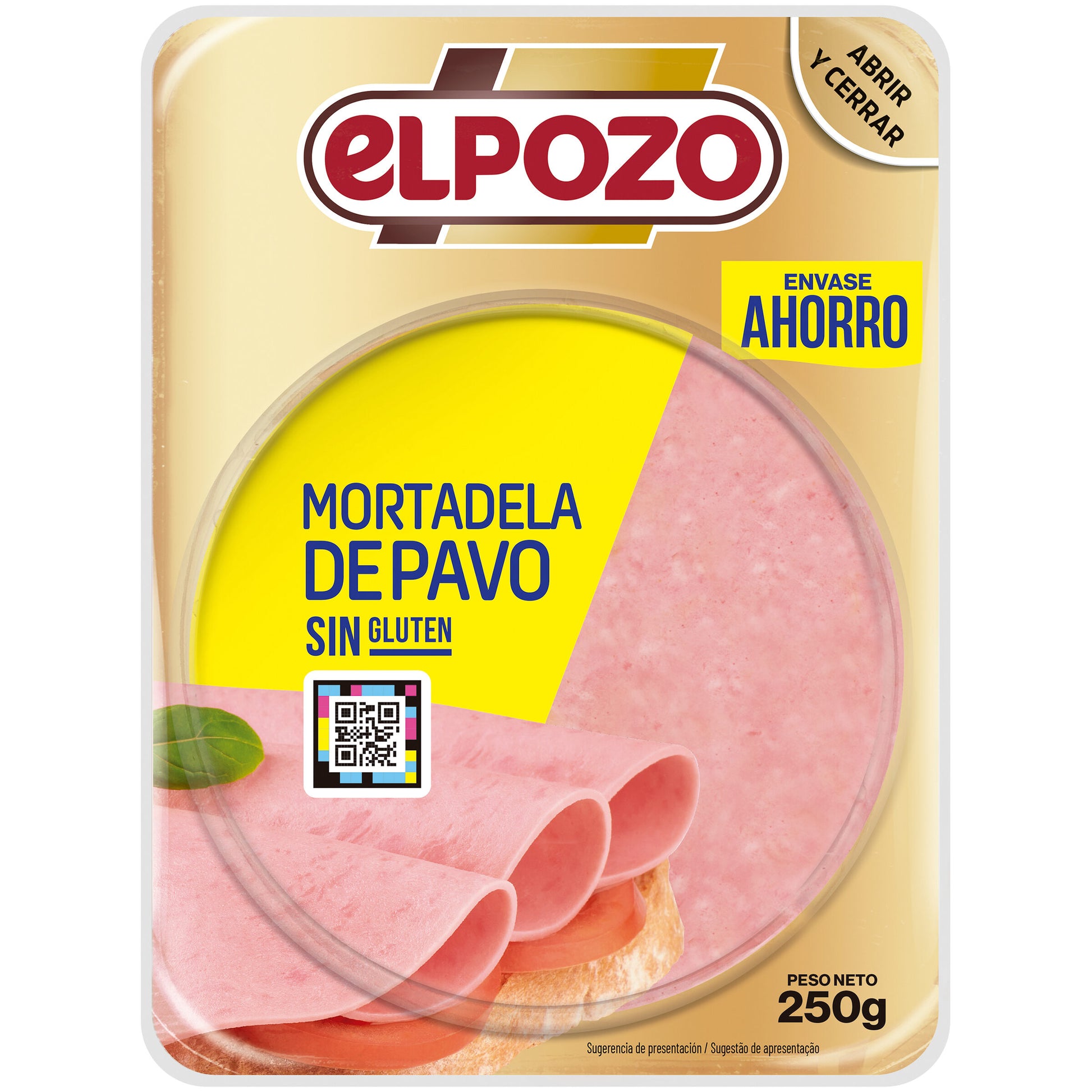 Mortaleda pavo lonchas El pozo 250g
