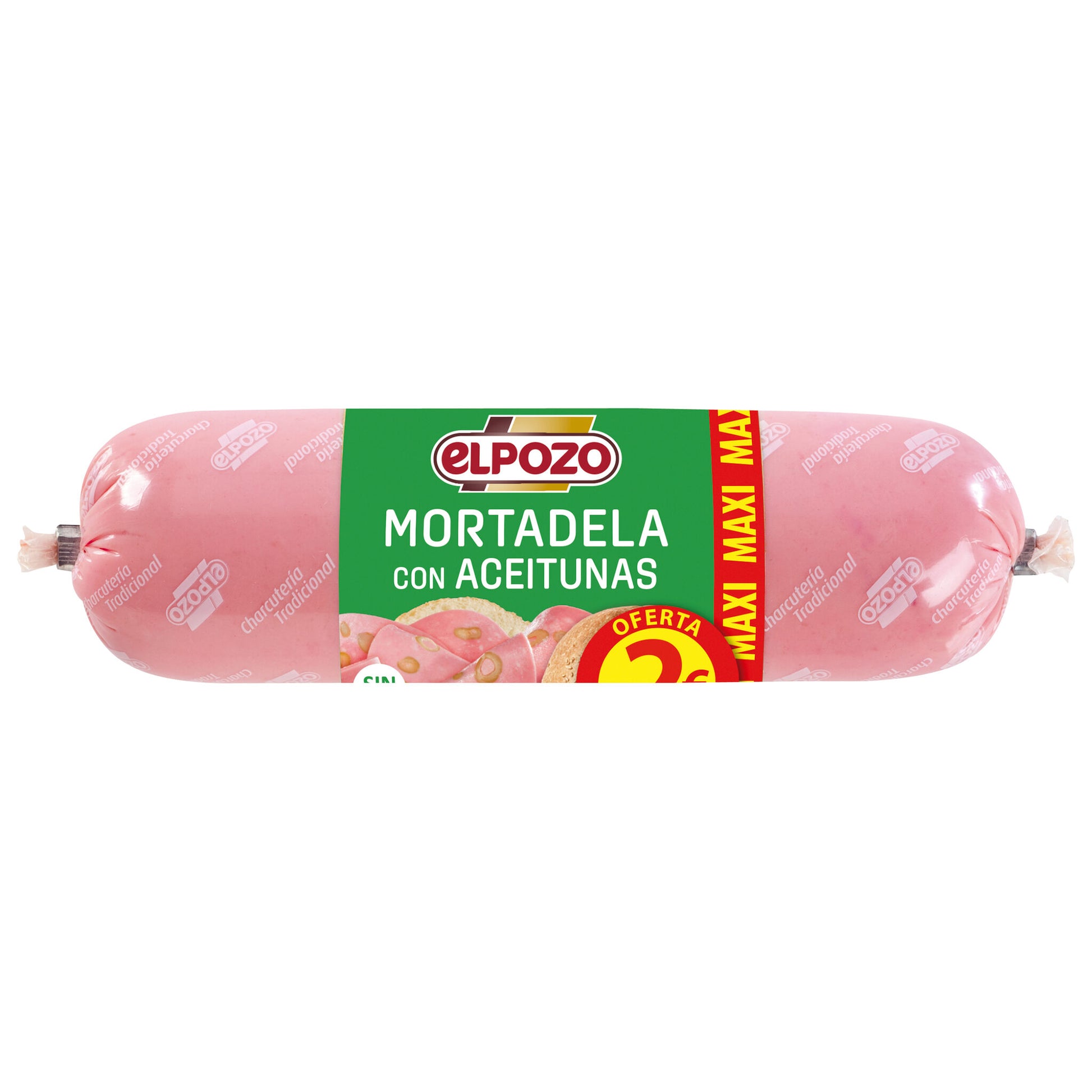 Mortadela Mini c/aceitunas El pozo 500g