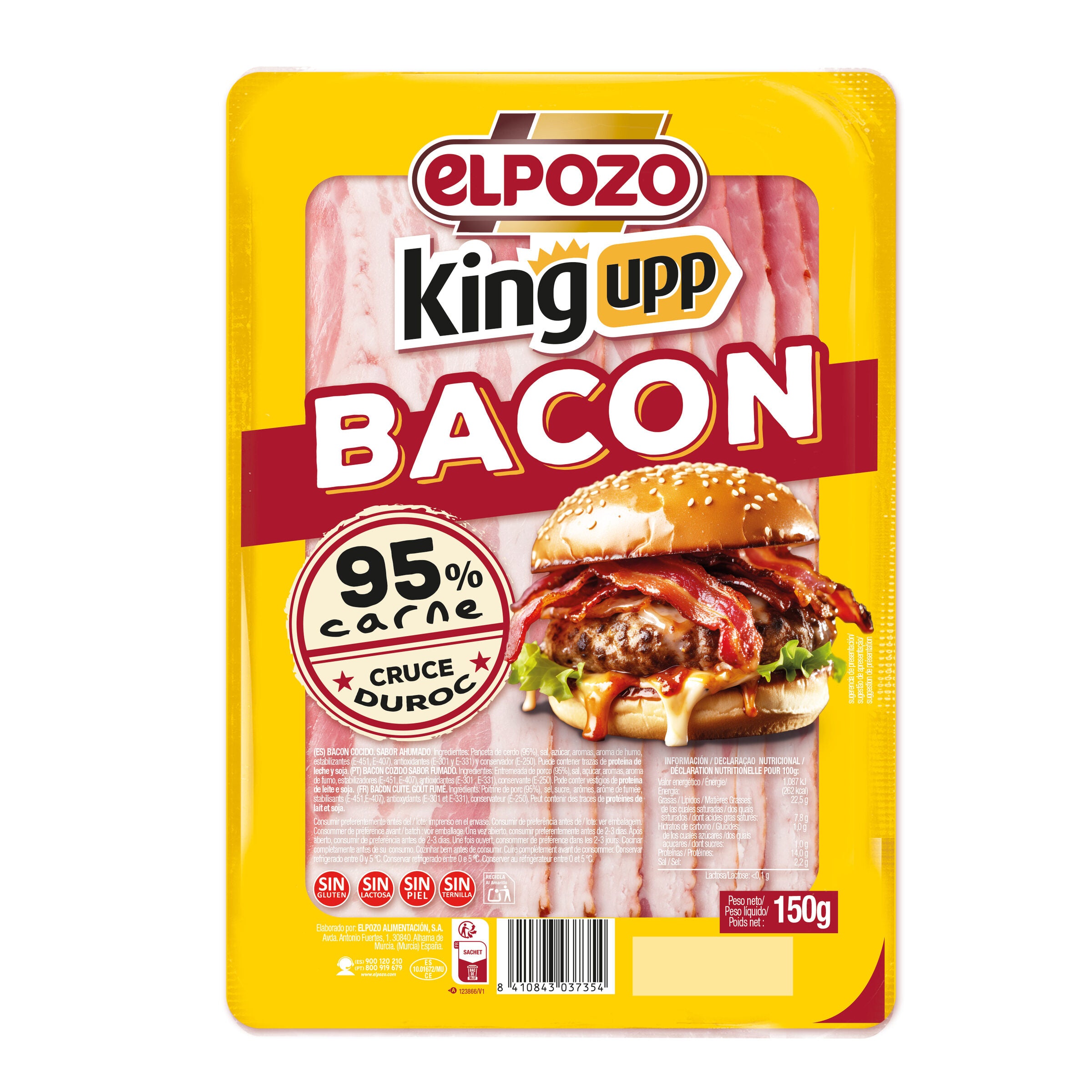 Bacon lonchas El pozo 150g