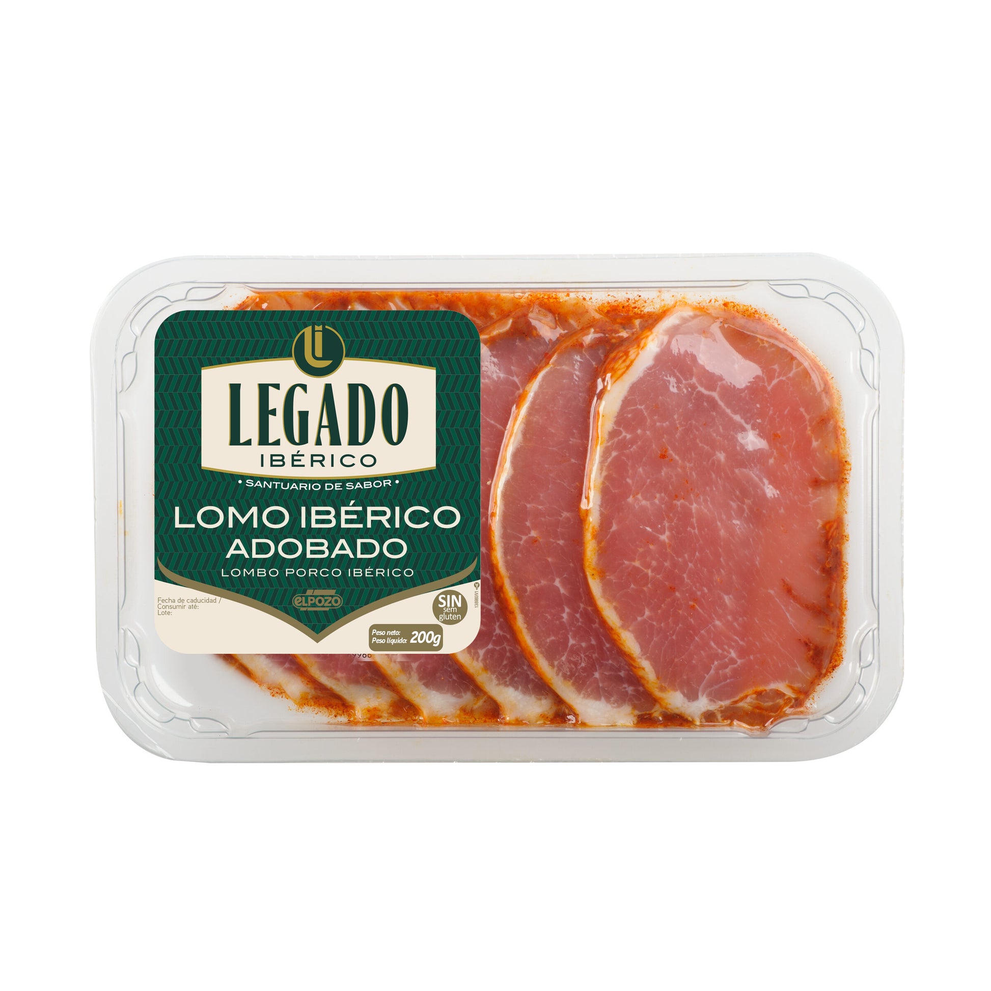 Cinta de lomo ibérico adobado El pozo 200g