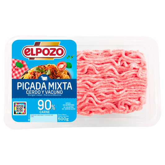 Burger meat picada mixta vacuno y cerdo 500g El pozo La Despensa