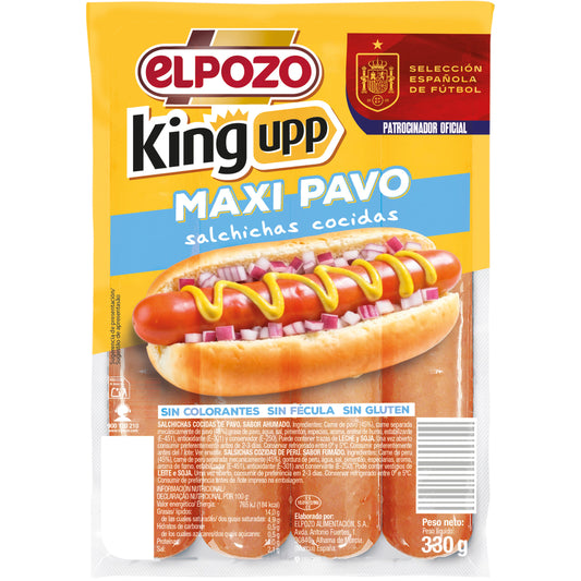 Salchicha pechuga pavo king El pozo 330g La Despensa