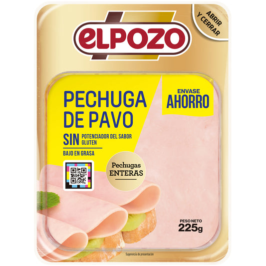 Pechuga pavo bajo grasa lonchas El pozo 200g La Despensa