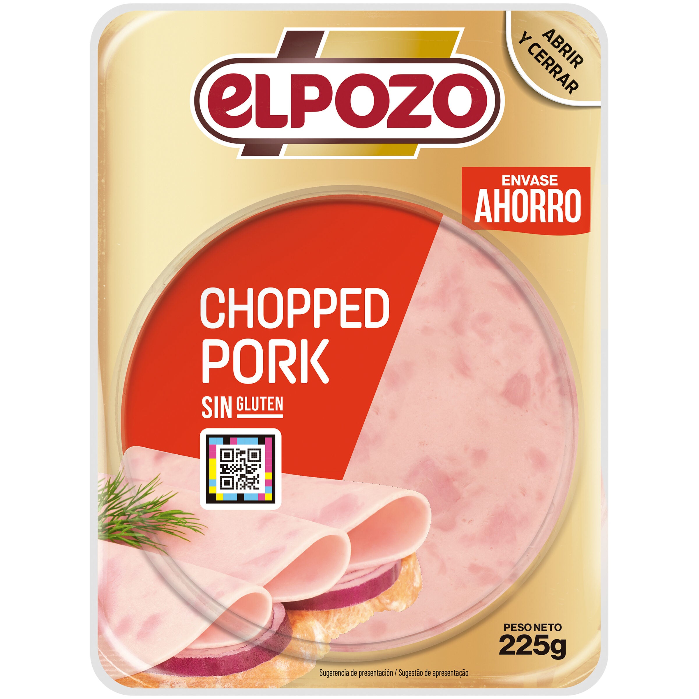 Chopped pork lonchas El pozo 225g