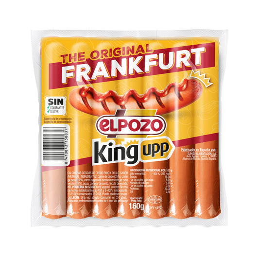 Salchicha frankfurt king El pozo 160g La Despensa