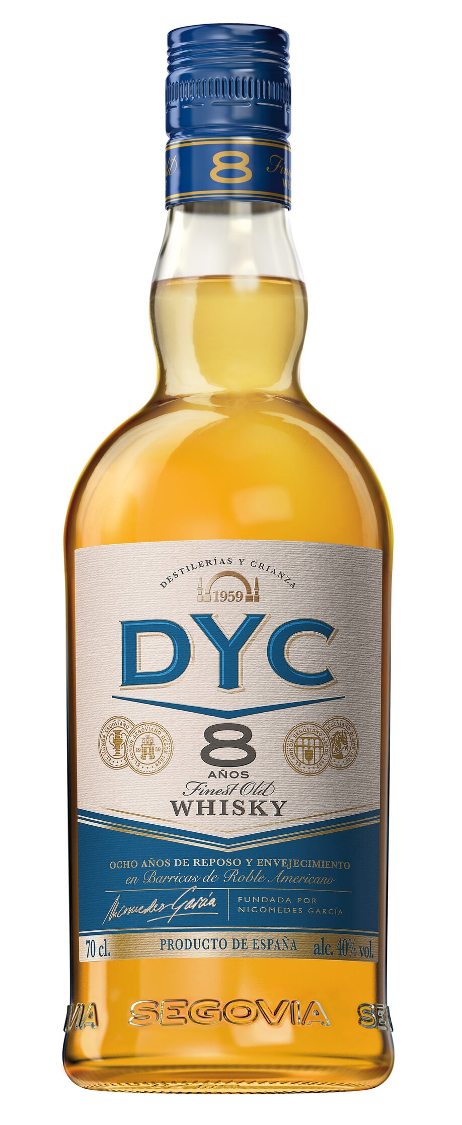 Whisky 8 años Dyc 700ml
