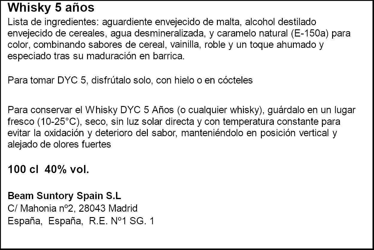 Whisky  Dyc 1l