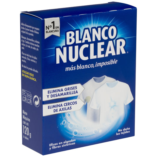Blanqueador sobres blanco Nuclear 6u La Despensa