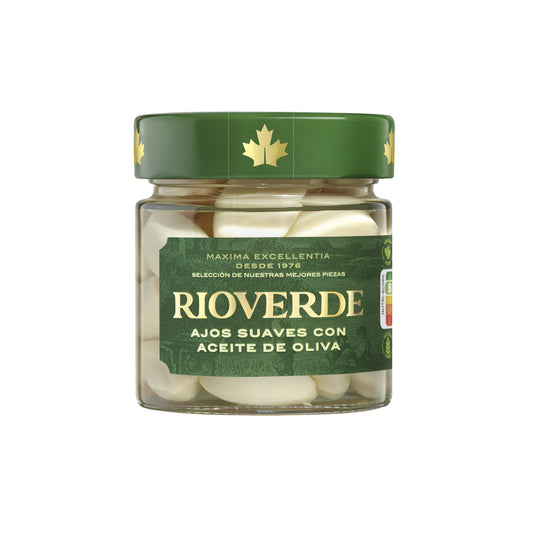 Ajo aceit oliva suave cristal Rioverde 120g escurr La Despensa