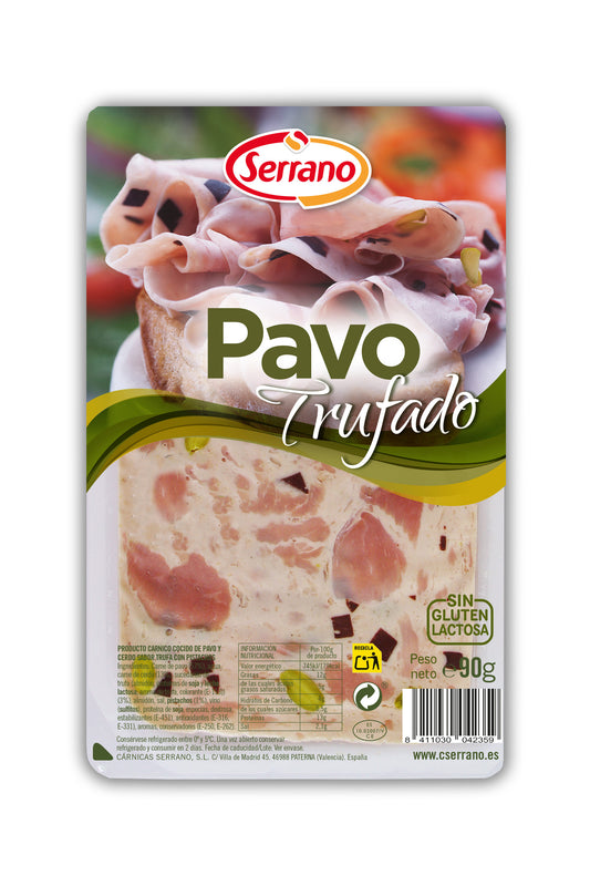 Pavo trufado lonchas Serrano 90g La Despensa