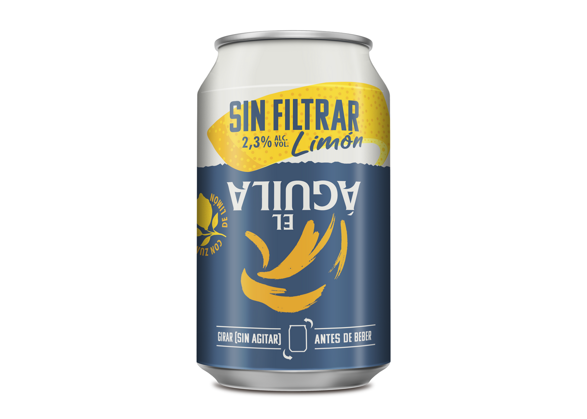 Cerveza c/limon sin filtrar lata Aguila 33cl
