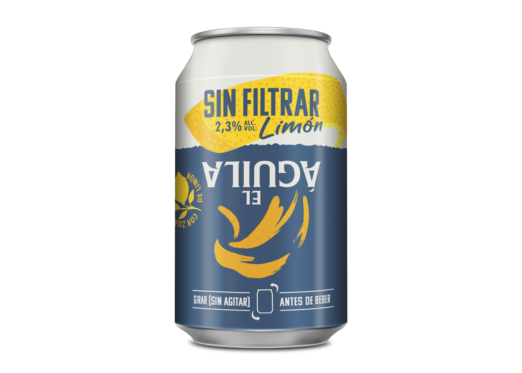 Cerveza c/limon sin filtrar lata Aguila 33cl