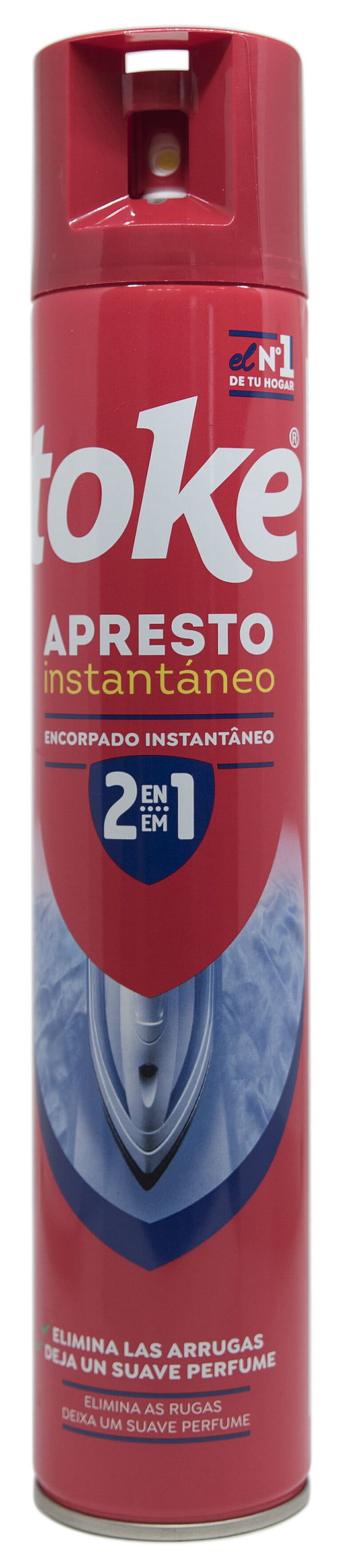 Tratamiento ropa aerosol Toke apresto 500ml La Despensa