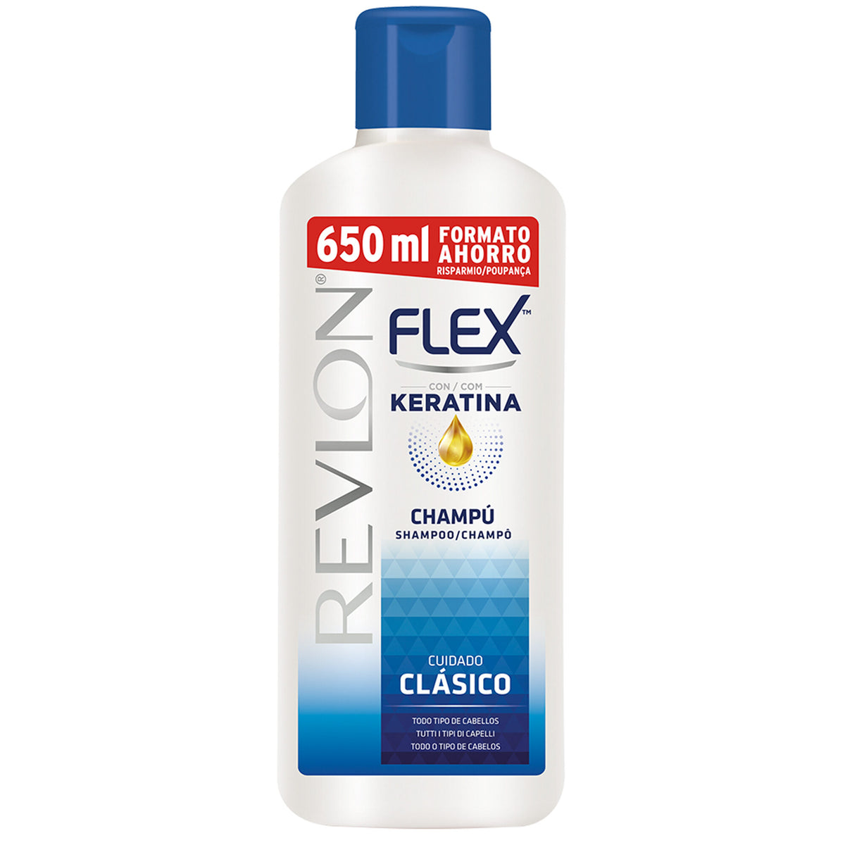 Champú cuidado clásico flex Revlon 650ml