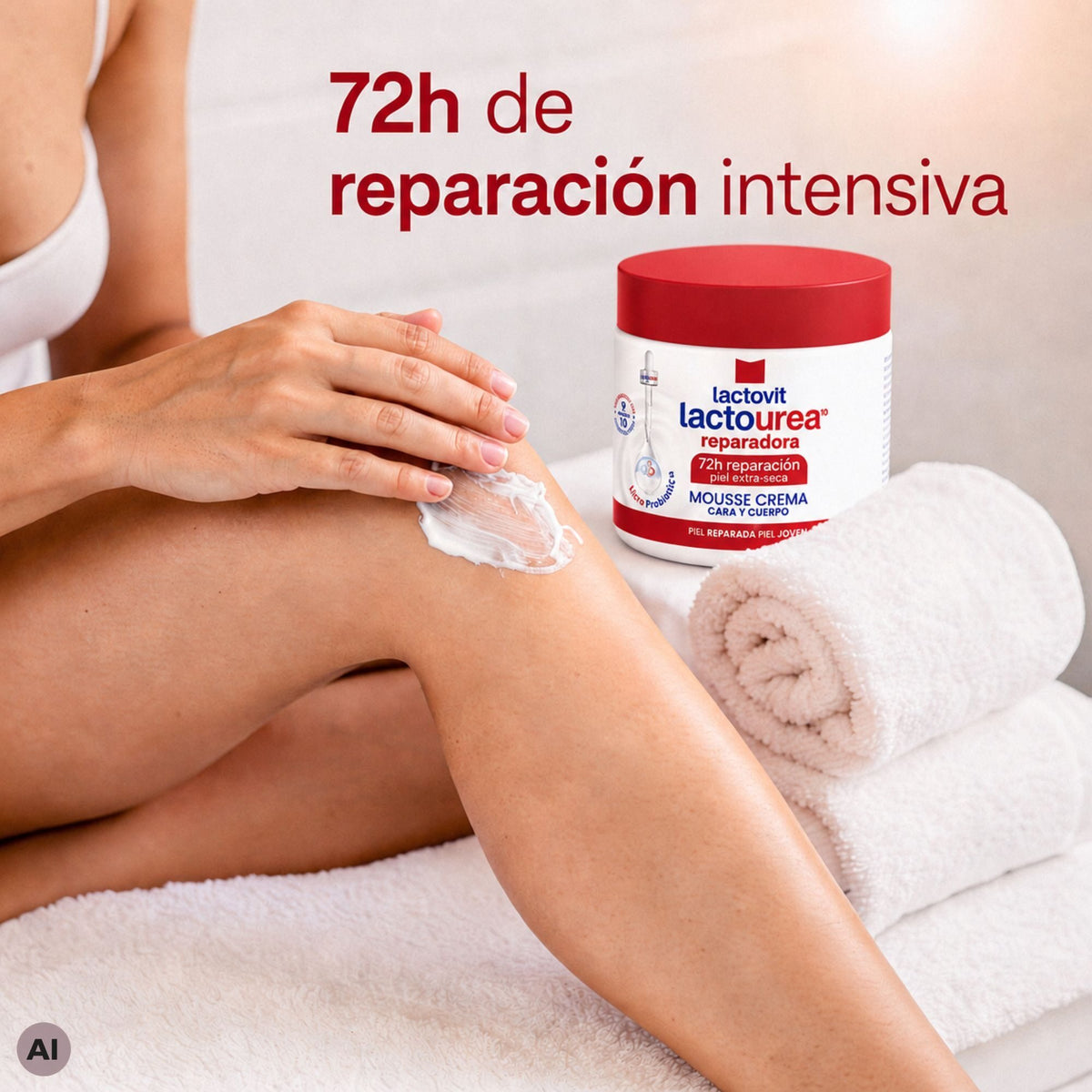 Mousse crema Lactourea lactovit 400ml