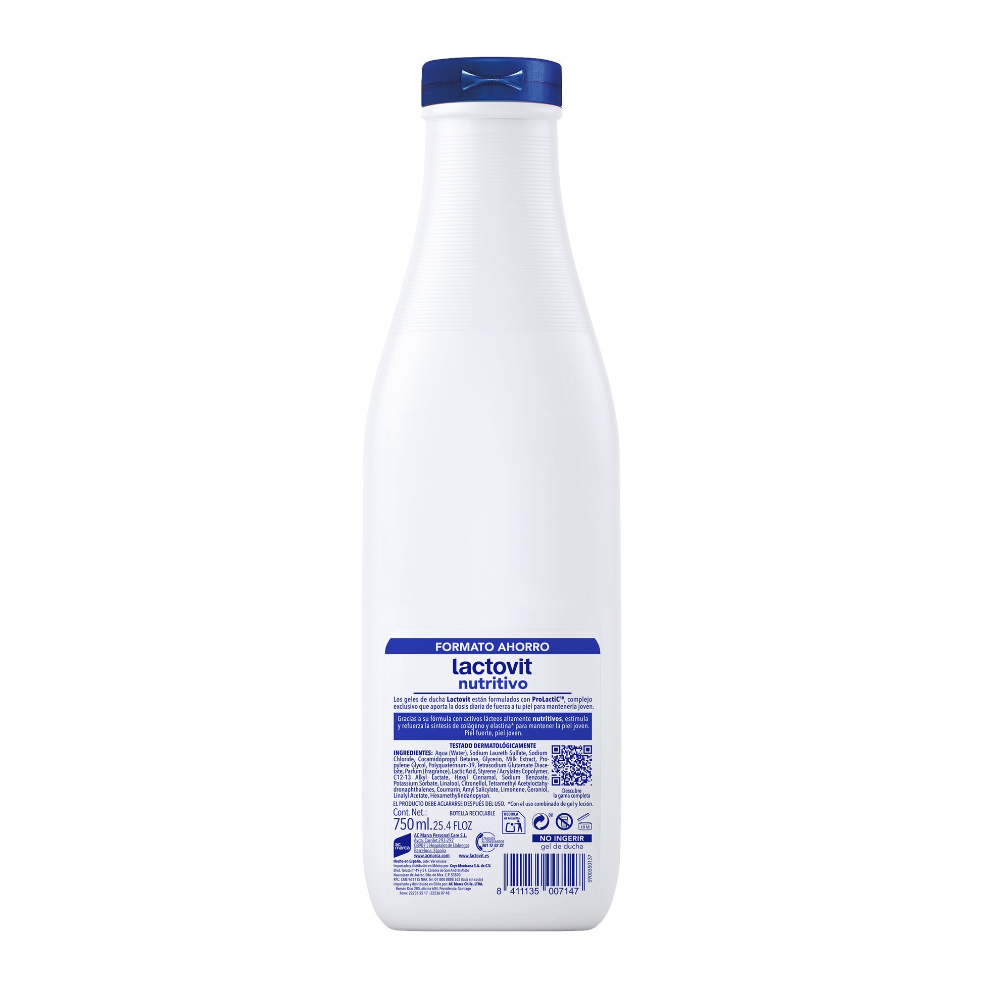 Gel ducha nutritivo Lactovit 750ml