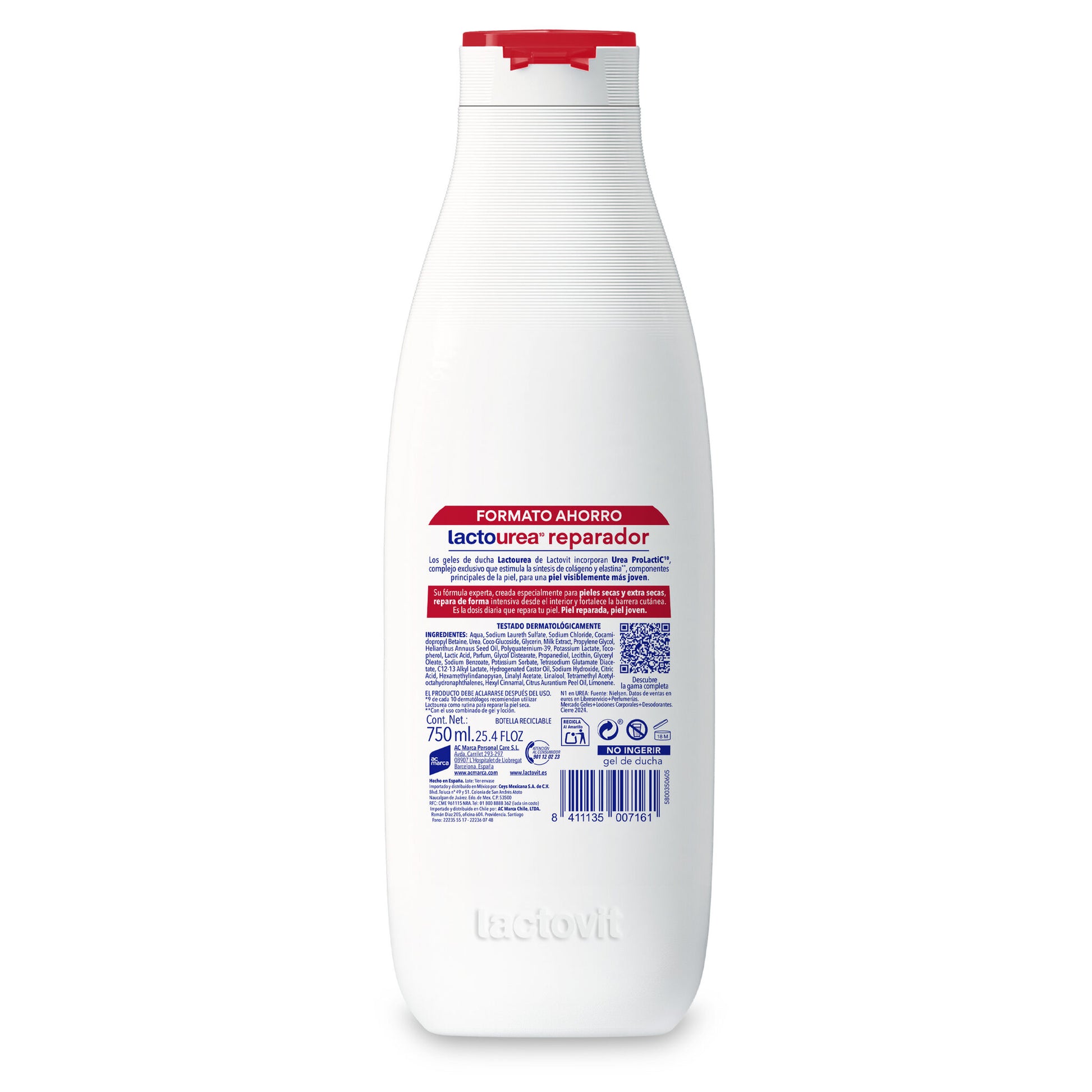 Gel baño lactourea Lactovit 750ml