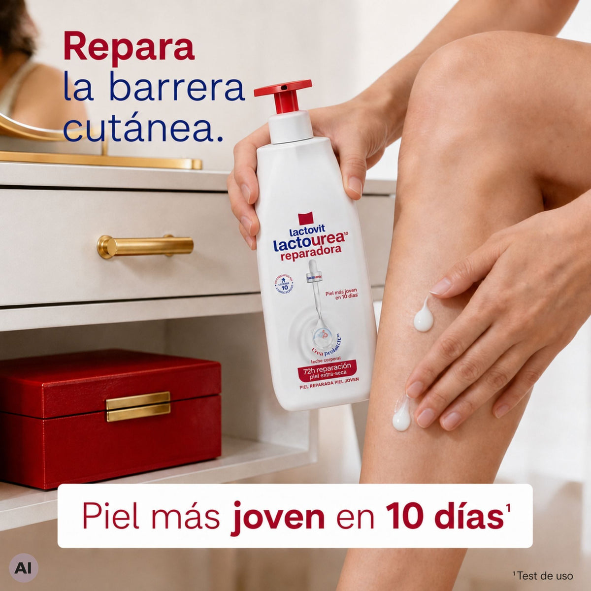 Loción corporal dosifica Lactourea lactovit 400ml