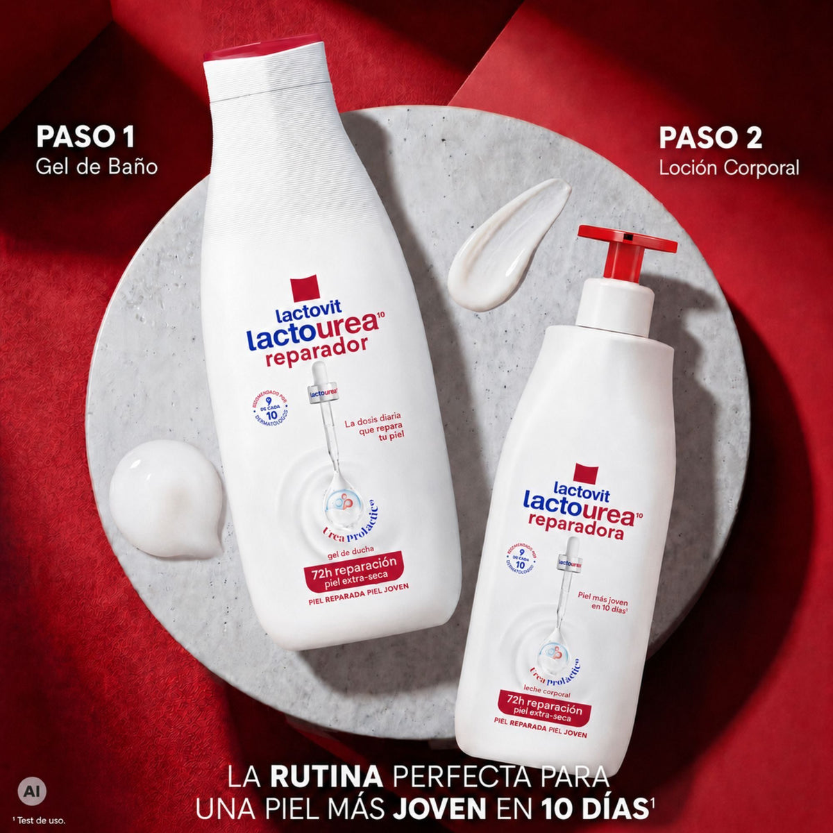 Loción corporal dosifica Lactourea lactovit 400ml