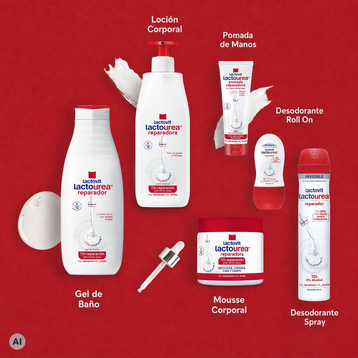 Loción corporal dosifica Lactourea lactovit 400ml