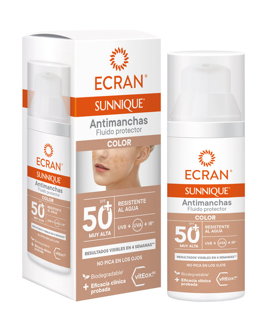 Protector solar antimanchas color f50 Ecran 50ml La Despensa