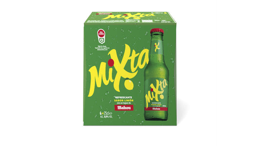 Cerveza limón mixta cristal Mahou p6 25cl/u La Despensa