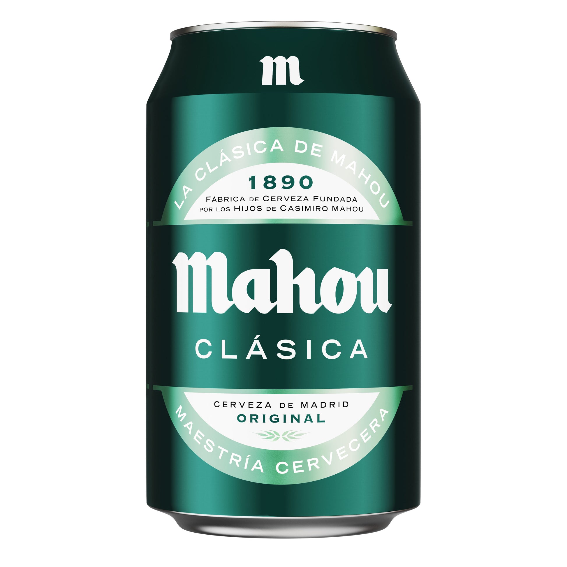 Cerveza clásica lata Mahou 33cl