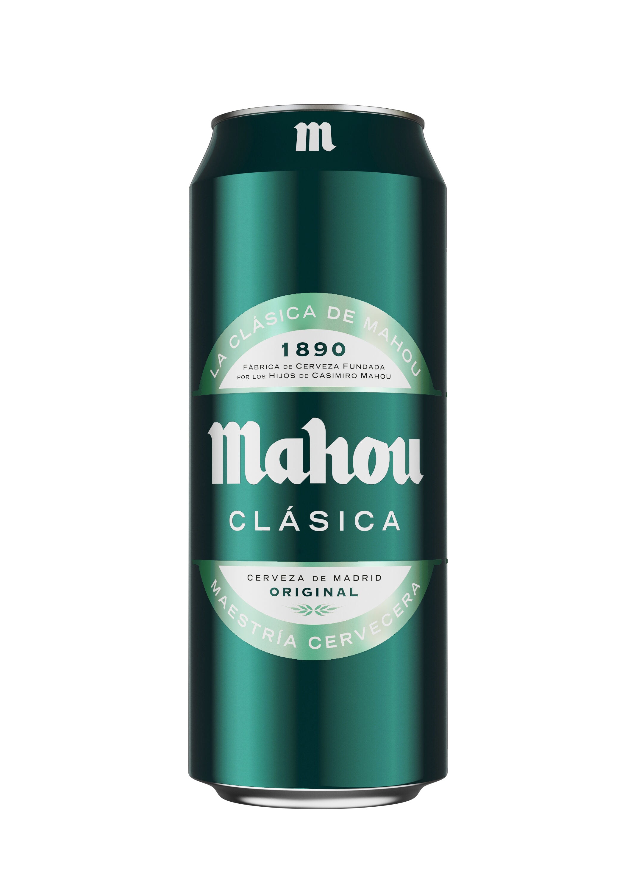 Cerveza clásica lata Mahou 50cl