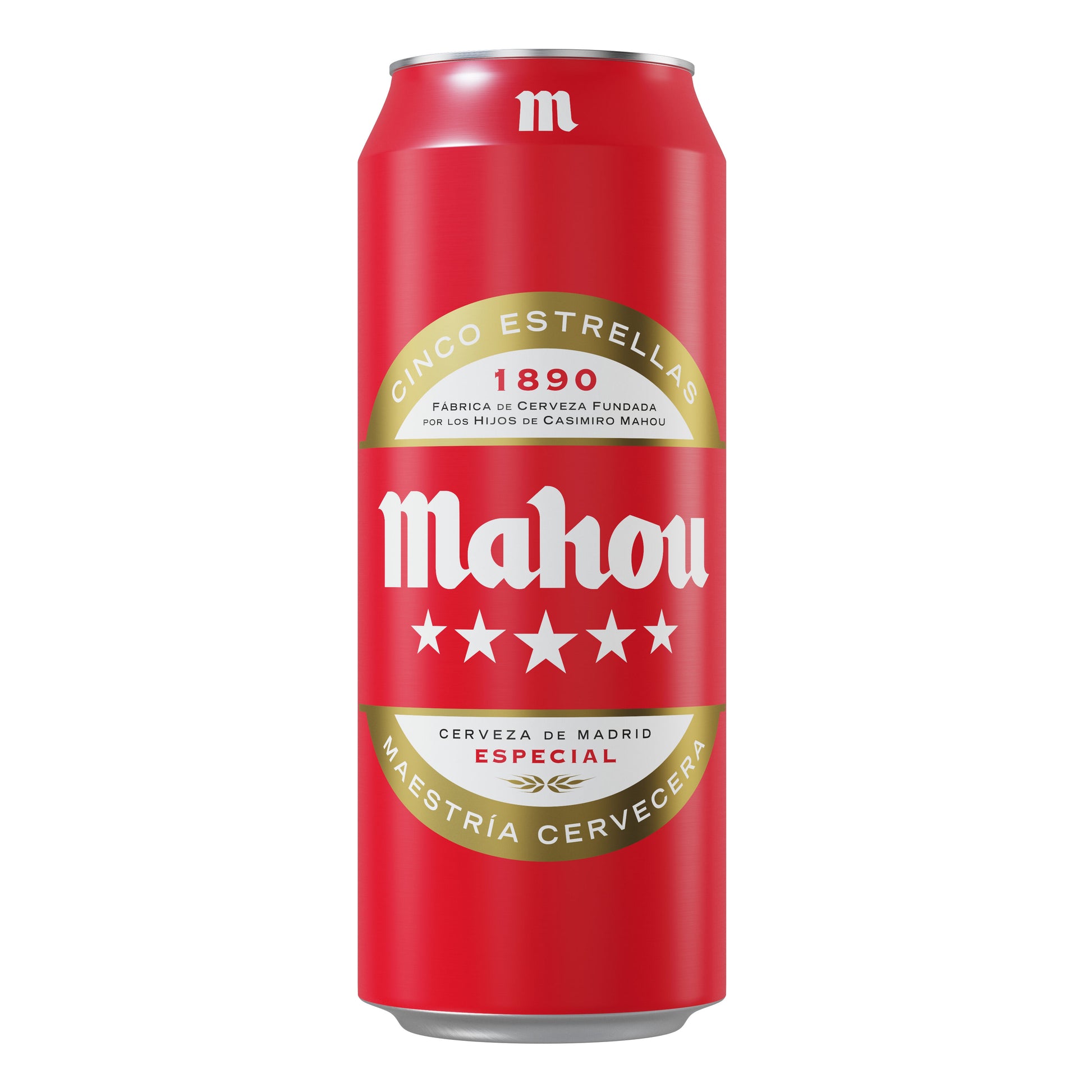 Cerveza 5 estrellas lata Mahou 50ml