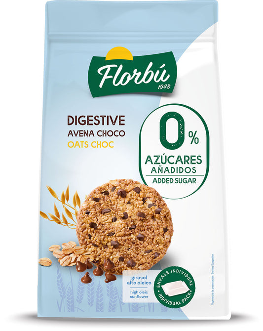 Galleta c/avena y pepitas choco Florbu 245g La Despensa