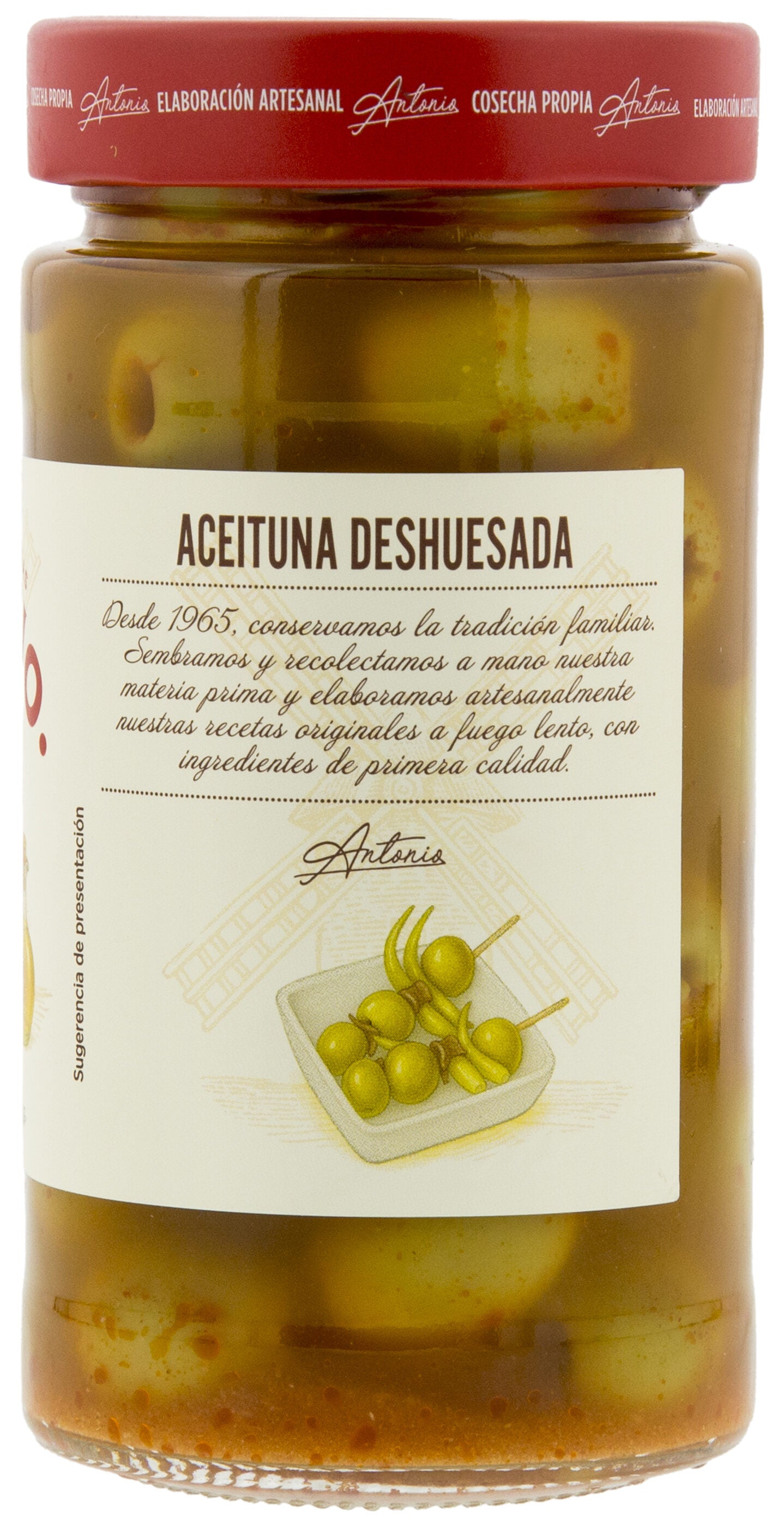 Aceituna manchega cristal Antonio 150g escurr
