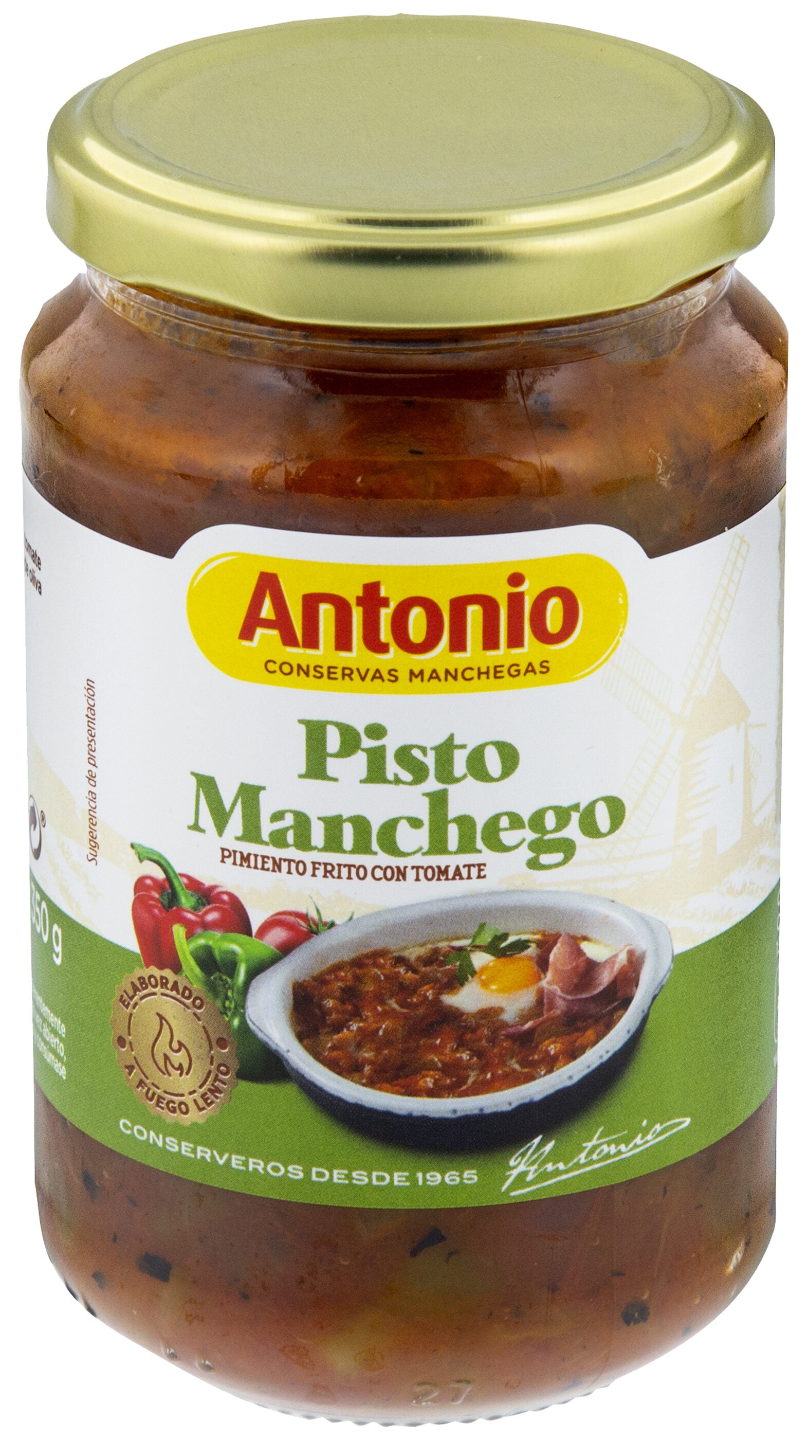 Pisto manchego cristal Cons Antonio 350g escurr