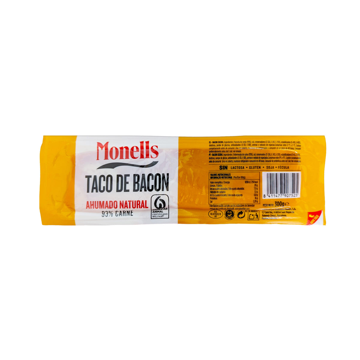 Bacon taco Monells 300g