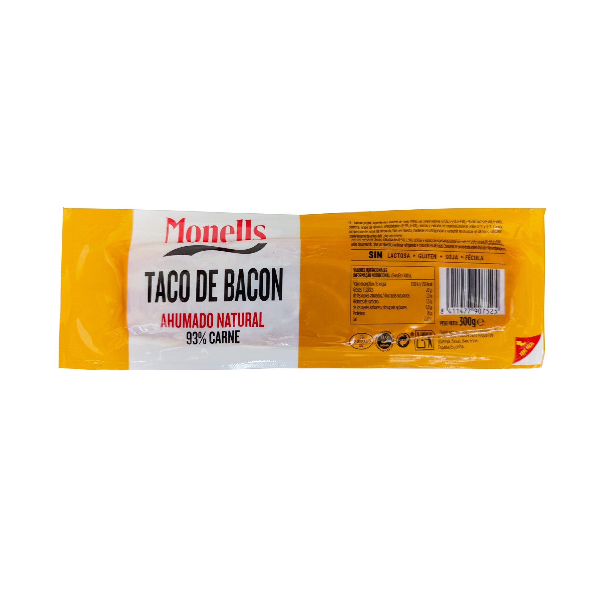 Bacon taco Monells 300g